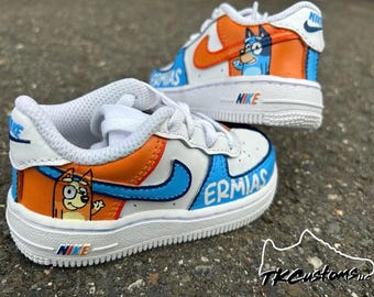 Blaue kundenspezifische Schuhe für Kleinkinder