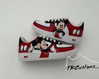 Zapatos personalizados de Mickey Mouse / Zapatos personalizados para niños / Zapatillas personalizadas / Zapatos personalizados / Pintados a mano / Zapatos personalizados para niños pequeños y niños /