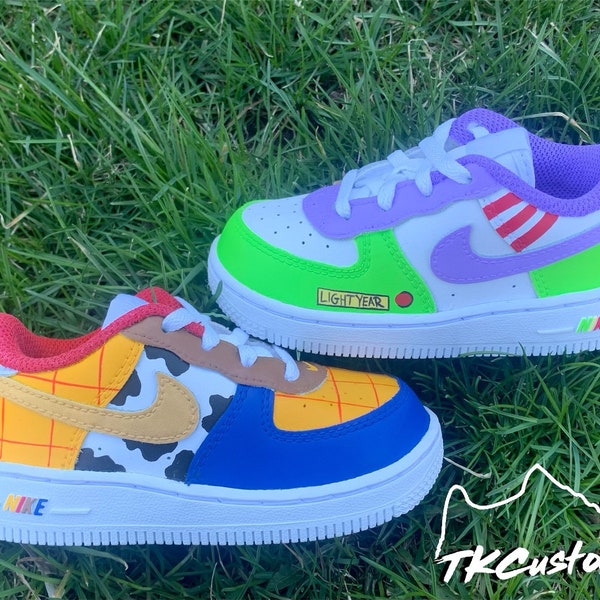 Toy Story| Custom Sneakers | Custom Shoes |Hand Painted | Toddler And Kids Custom Shoes | Sneakers| Toy Story Custom Shoes| Buzz And Woody