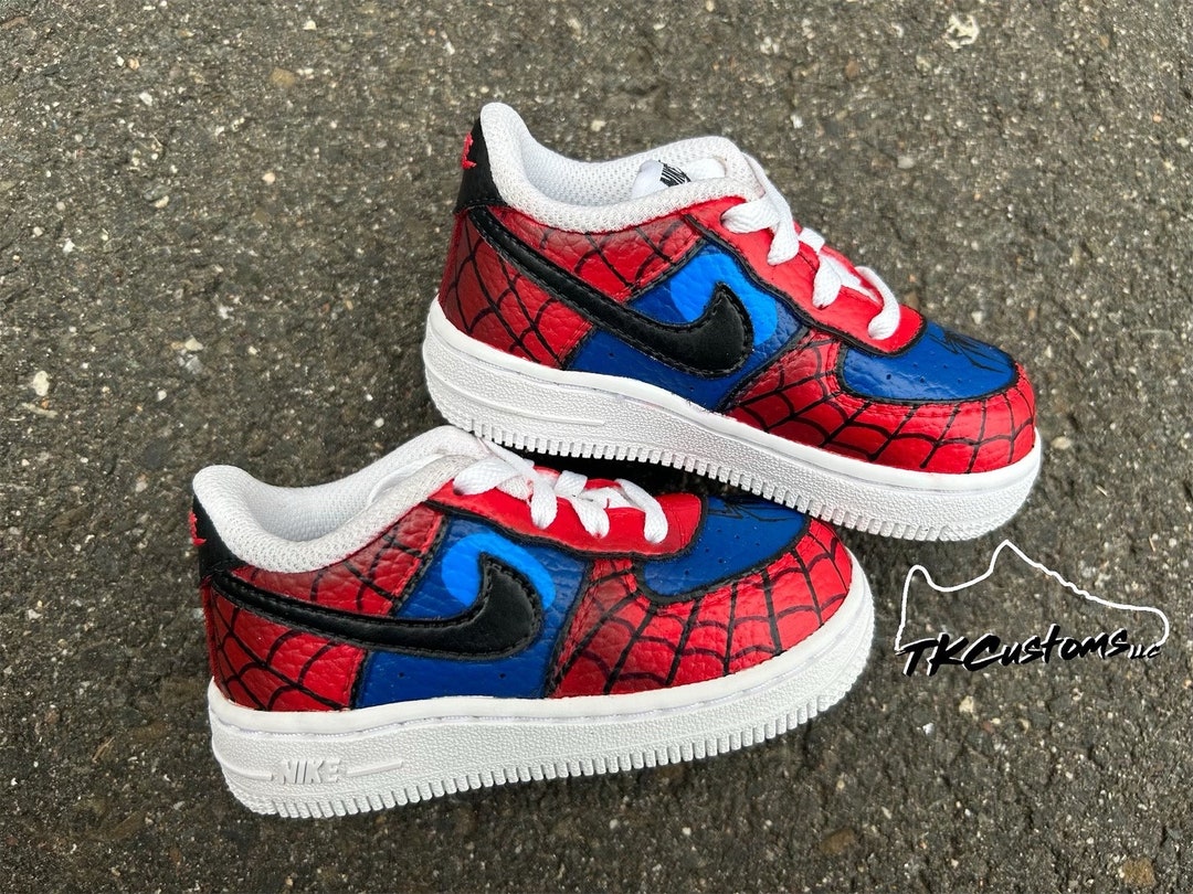 Spider-man Shoes for Toddlers - Etsy