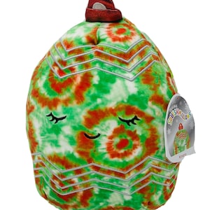 Personalized Squishmallows RARE 8&quot; Kinara the Green Tie Dye Ornament 8 inches, Birthday Gift