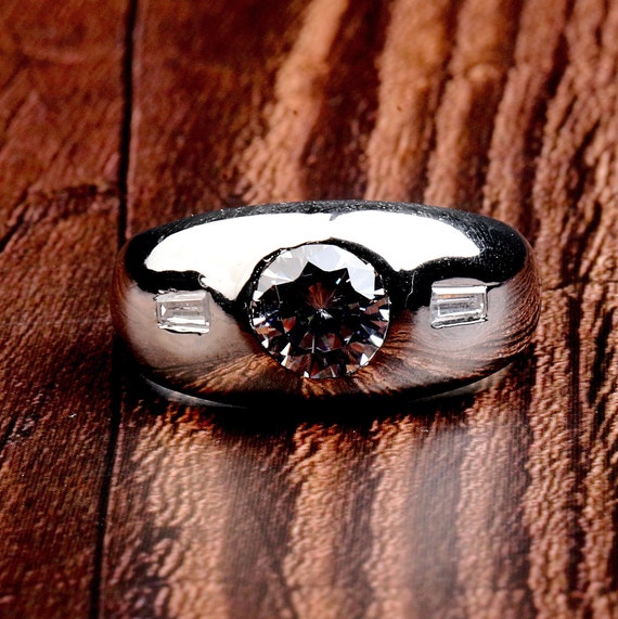 Men's Wedding Ring Men's Engagement Ring Men's Etsy