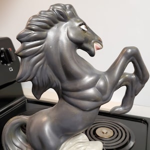 Ceramic Grey Stallion