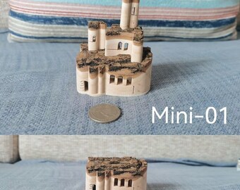 Telescopic Magic Castle Toy,wood Carving,wood Pop-up Log Castle