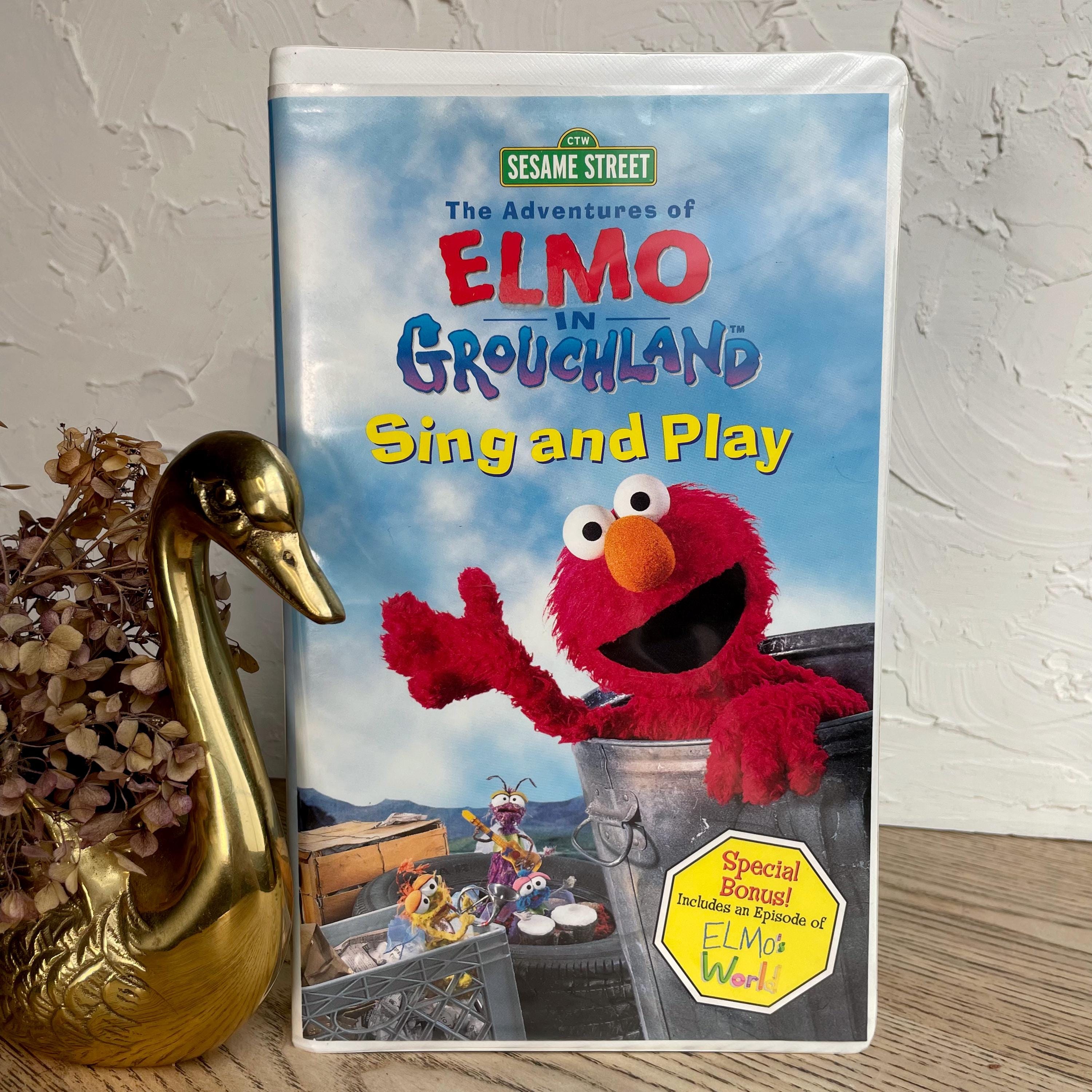 1990s the Adventure of Elmo in Grouchland; Sing & Play VHS