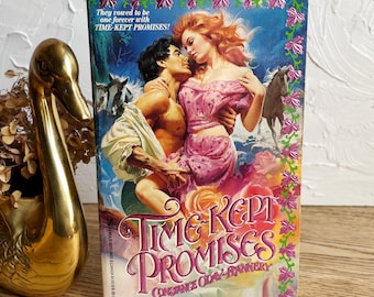 1980s "Time-Kept Promises" by Constance O'Day-Flannery --Zebra Historical Time-Travel Romance Book
