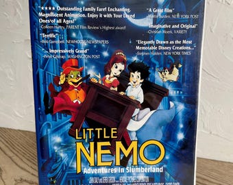 1990s Little Nemo: Adventures in Slumberland VHS Clamshell --1990s