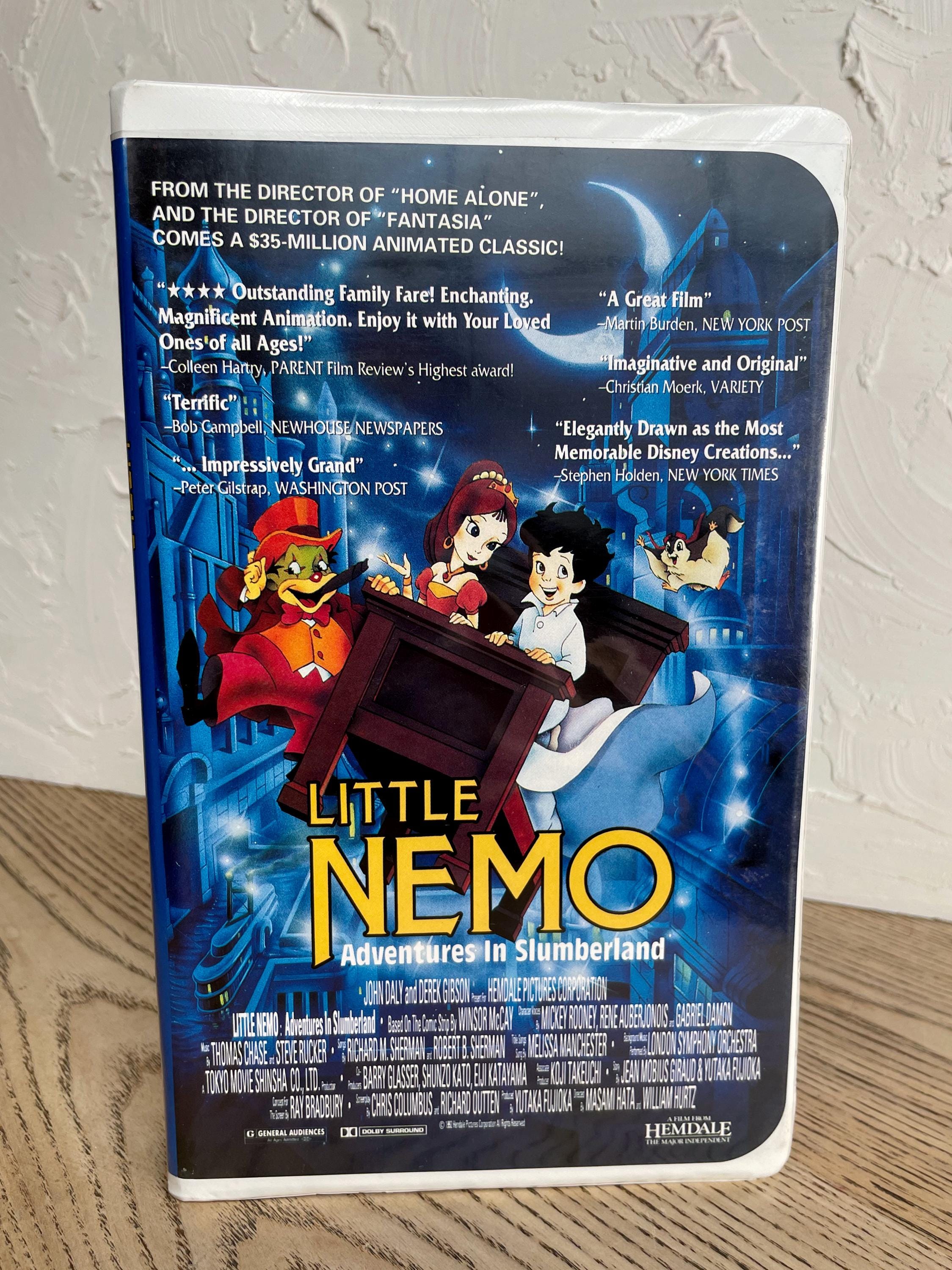 1990s Little Nemo: Adventures in Slumberland VHS Clamshell --1990s