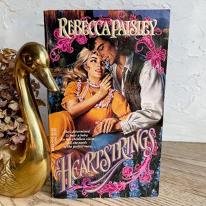 Vintage LIKE NEW -- &quot;HeartStrings&quot; by Rebecca Paisley --1990s Western Historical Romance