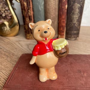 1990s Vintage Pooh Bear Figurine Made in Japan --Collectible Winnie the Pooh Character Figurine --Vintage Disney
