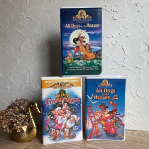 Vintage All Dogs Go to Heaven VHS Bundle -all Dogs Go to Heaven ...