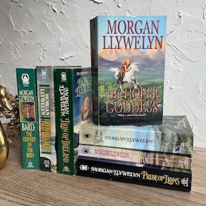 Vintage Celtic World of Morgan Lywelyn Book Bundle: //Books 1,2,3,6,7,8 & The Last Prince of Ireland - Irish Historical Fantasy