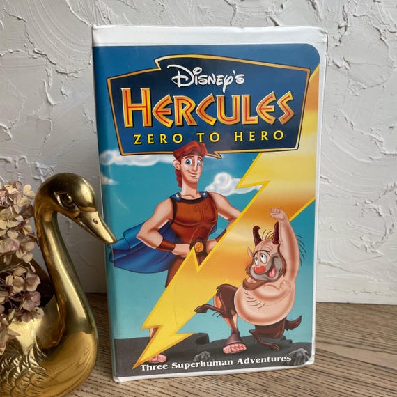 90s Hercules: Zero to Hero VHS Clamshell - 1999 Hercules