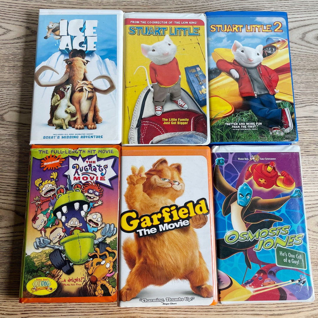 Vintage VHS Bundle of 90s & Early 2000s Boy/teen Moviesice Age Vhs