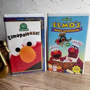 Vintage Elmo VHS Movies: Elmopalooza & Elmo&#39;s Magic CookBook