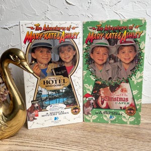 The Adventure of Mary-Kate & Ashely VHS Bundle The Case of the; Hotel Who.Done.It and Christmas Caper