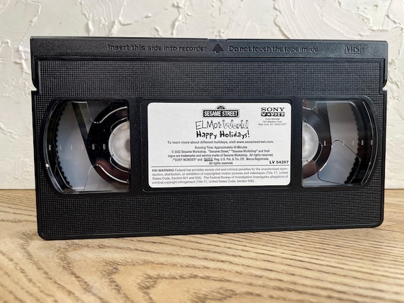 Vintage Elmo's World: Happy Holiday VHS Clamshell 2002