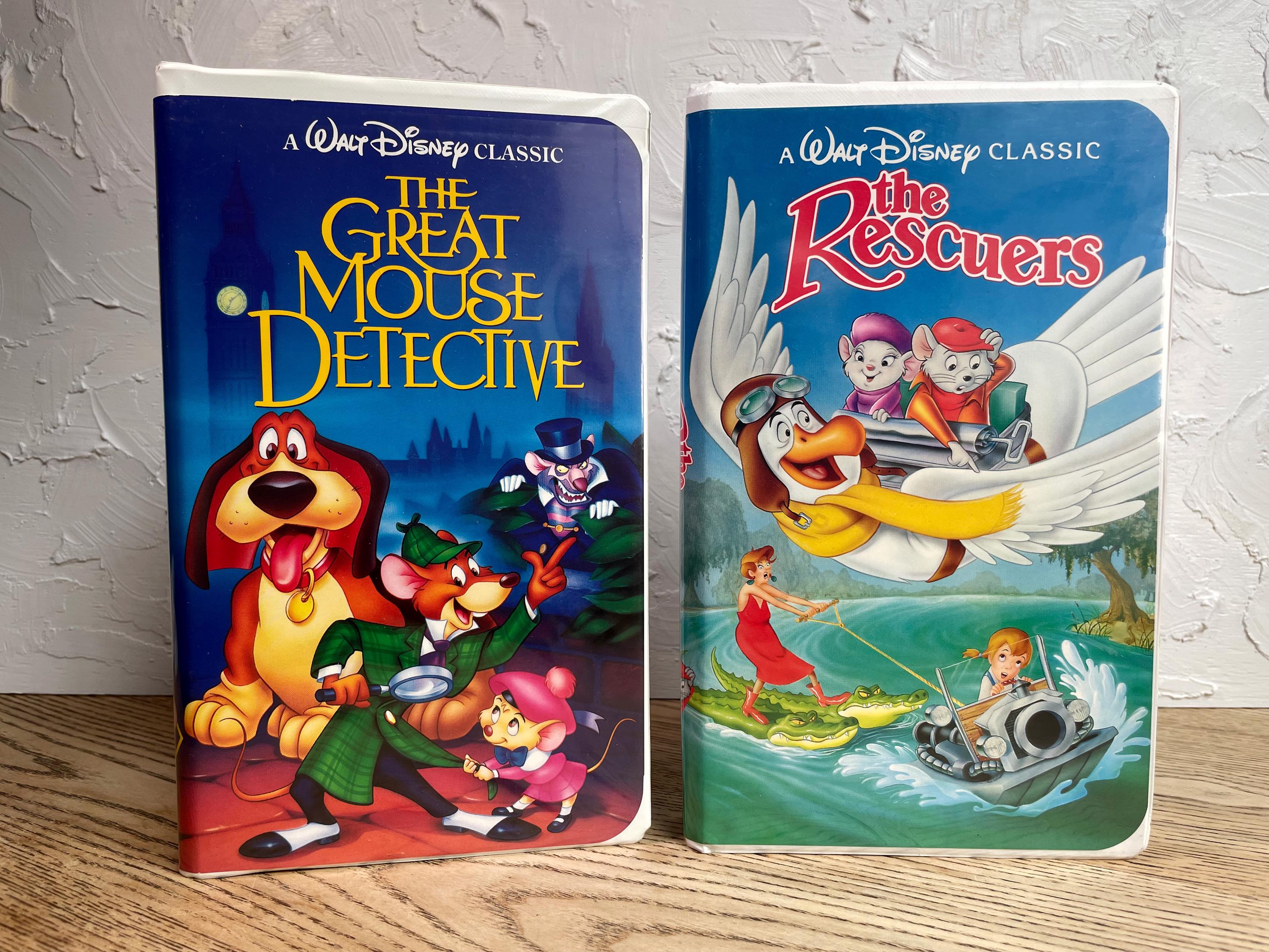 Vintage Disney Mouse Animated Movies Set: the Great Mouse Detective ...