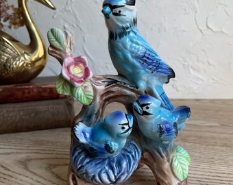 Vintage Lefton Baby Blue Jay Bird Figurine (#BCD525) - Etsy