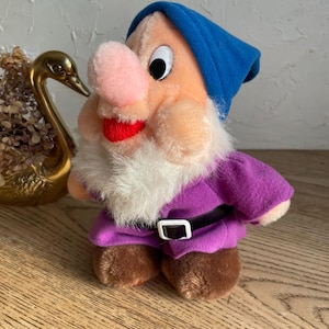 Vintage 1980s Sneezy Seven Dwarves Toys --Disney Snow White & the Seven Dwarfs Character --Collectible Disney toy