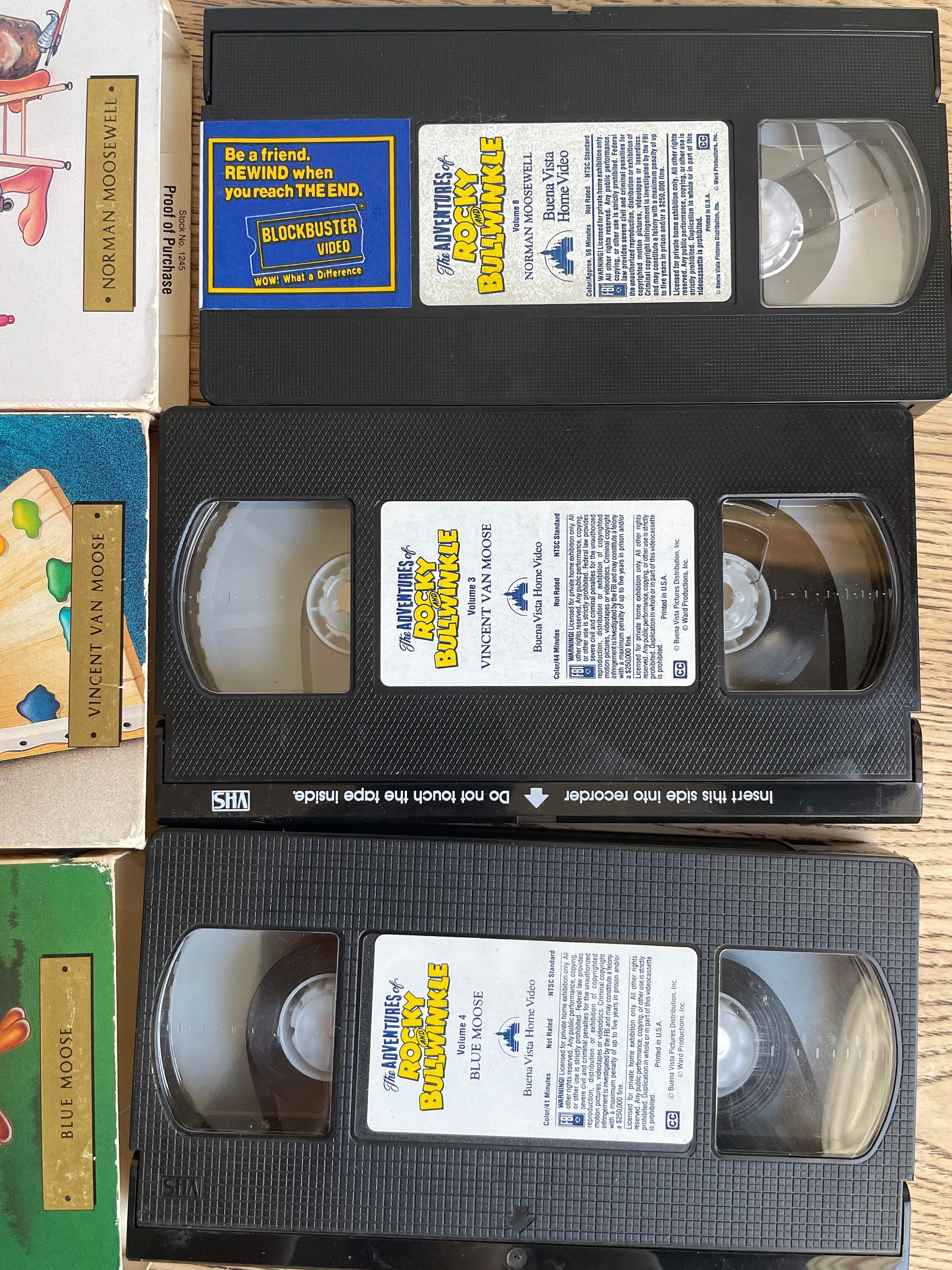 The Adventure of Rocky & Bullwinkle VHS Bundle - 1990s - Etsy