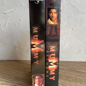 The Mummy & the Mummy Returns VHS Set Starring Brendan Fraser and