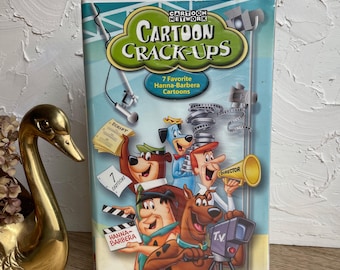 Cartoon Network VHS: Cartoon Crackup; 7 favorite Hanna-Barbera Cartoons. Scooby-do, FlintStones, Yogi Bear, Top Cat, Huckleberry Hound