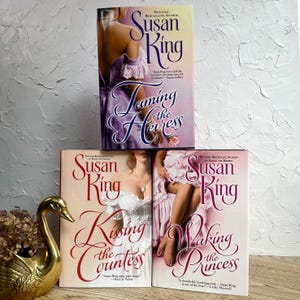 Victorian Scotland Trilogy by Susan King: Taming the Heiress, Waking the Princess, Kissing the Countess --2000s Historical Romance -Hardback