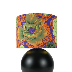 ABAT-JOUR SEULEMENT, Abat-jour imprimé floral, abat-jour imprimé brocart, abat-jour fait main, abat-jour tambour, abat-jour fleurs