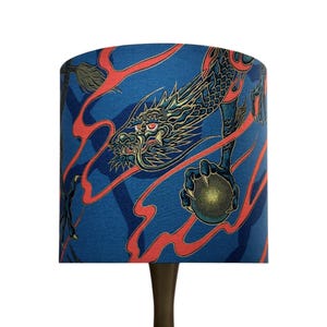 LAMPSHADE ONLY, Dragons mythical creature lampshade, handmade made to order custom lampshade