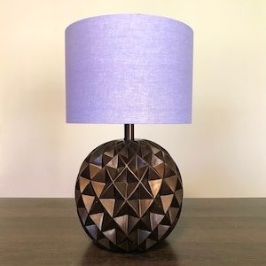 Purple and grey lampshade hot sale