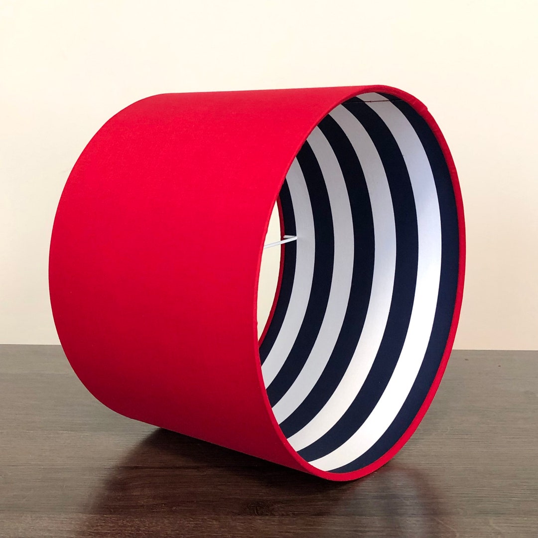 LAMPSHADE ONLY Double Sided Lampshade Nautical Print Etsy