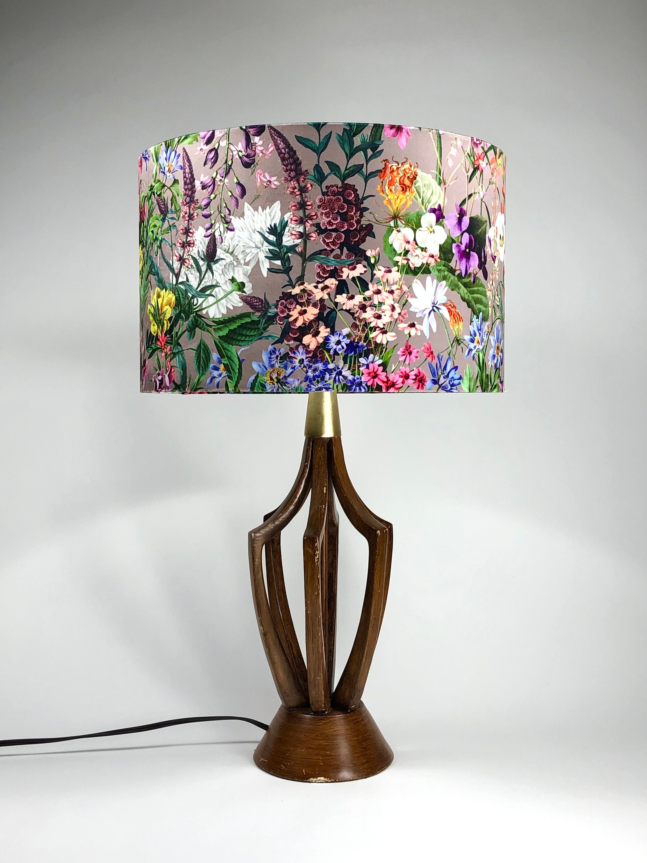 lampshade-only-velvet-print-lampshade-multicolor-floral-print