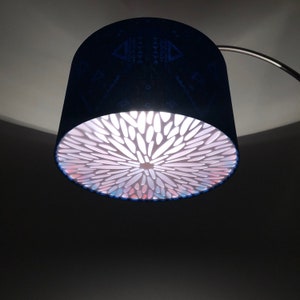 NUR DIFFUSOR, zweiteiliger Blumenblumentrommel-Lampenschirmdiffusor, Diffusor für abgehängte Deckenlampenschirme, Diffusor für hängende Lampenschirme Bild 2