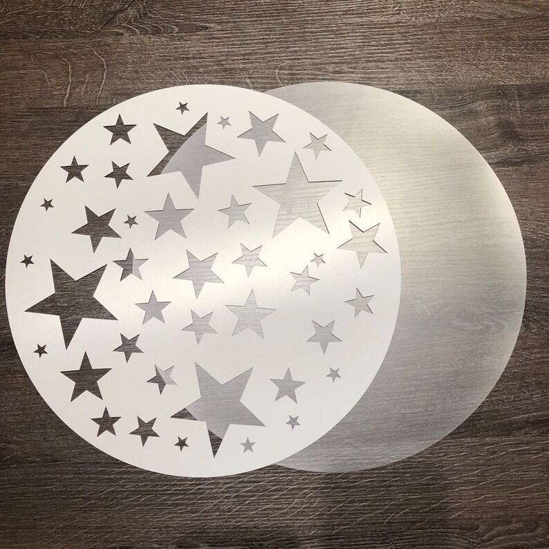 DIFFUSER ONLY, Two Part Stars Design Drum Lampshade Diffuser, Diffuser ...