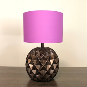 LAMPSHADE ONLY, Lilac lampshade, cotton lampshade, handmade lampshade, lavender color lampshade, contemporary lampshade