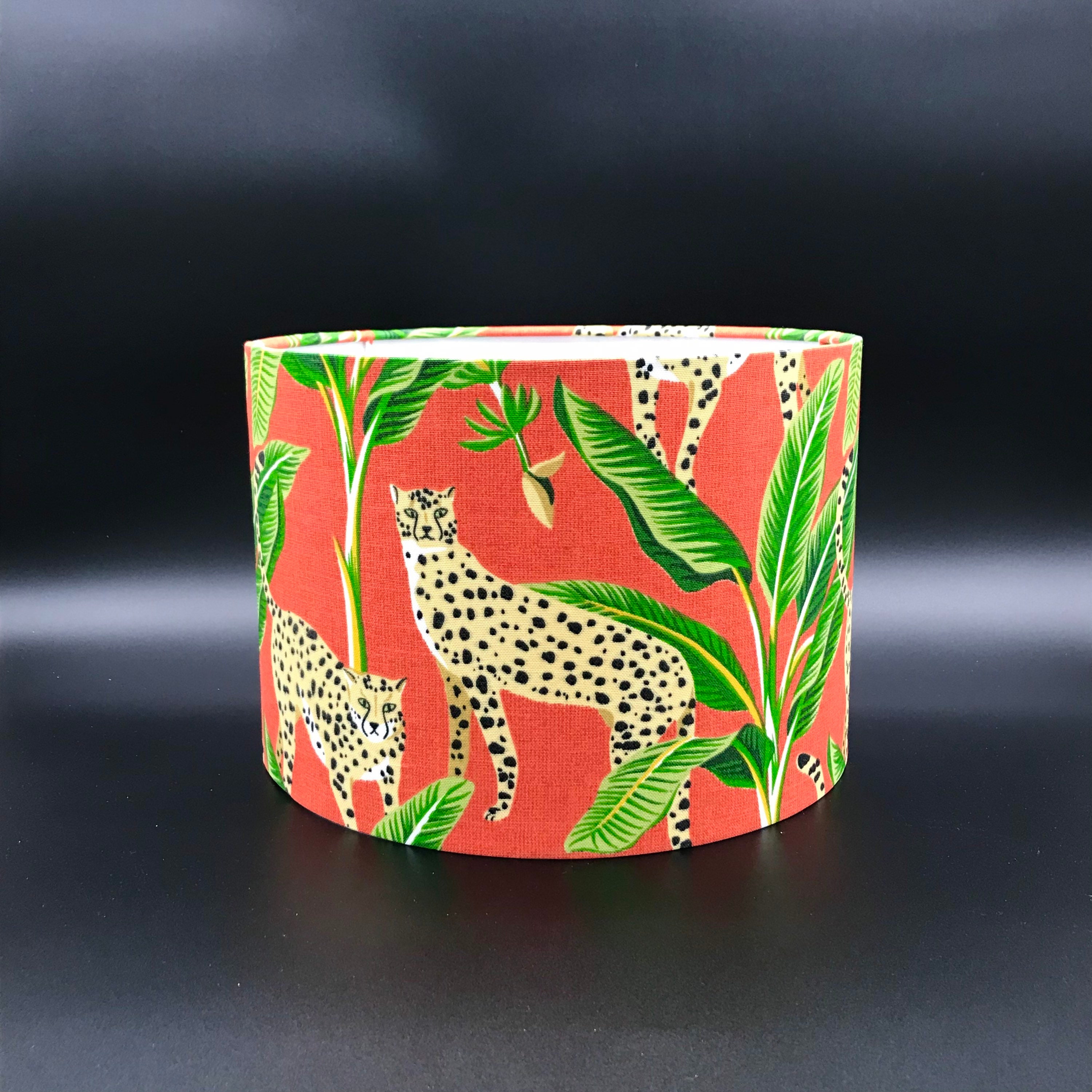 ABAT-JOUR SEULEMENT, abat-jour bohème, abat-jour guépard, abat-jour fait main, abat-jour botanique, abat-jour léopard, abat-jour tambour