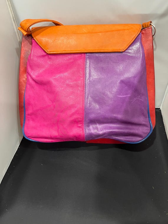 Samir Color-Block Shoulder Purse - image 2