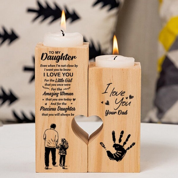 Wooden Candle Holder Etsy Australia