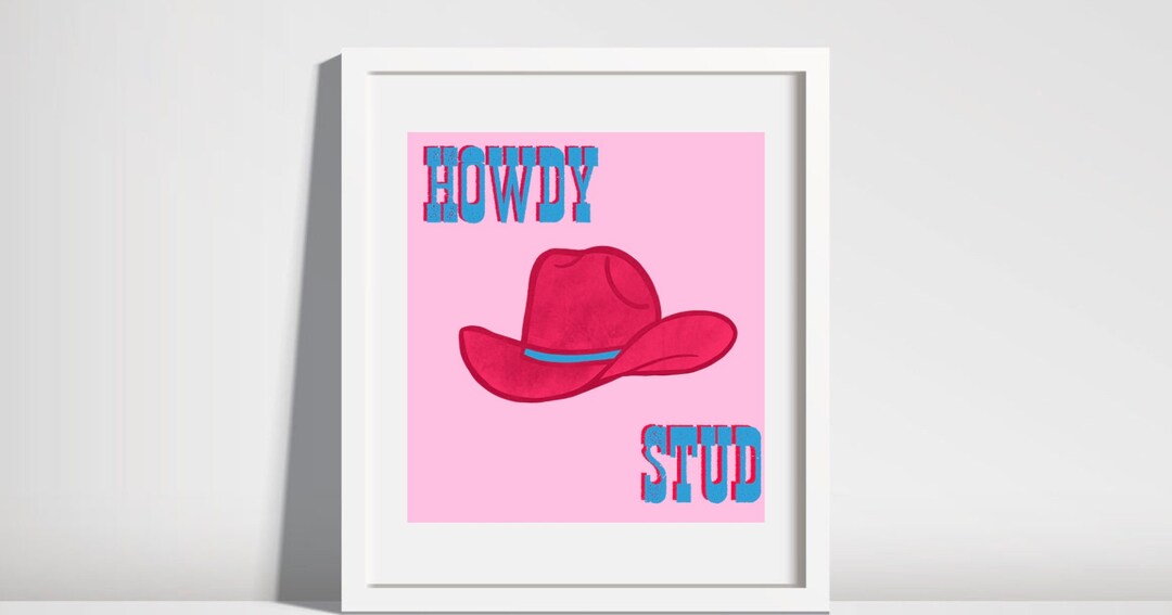 Howdy Stud Digital Print - Etsy