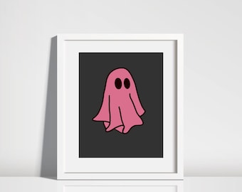 Pink Ghost Digital Print