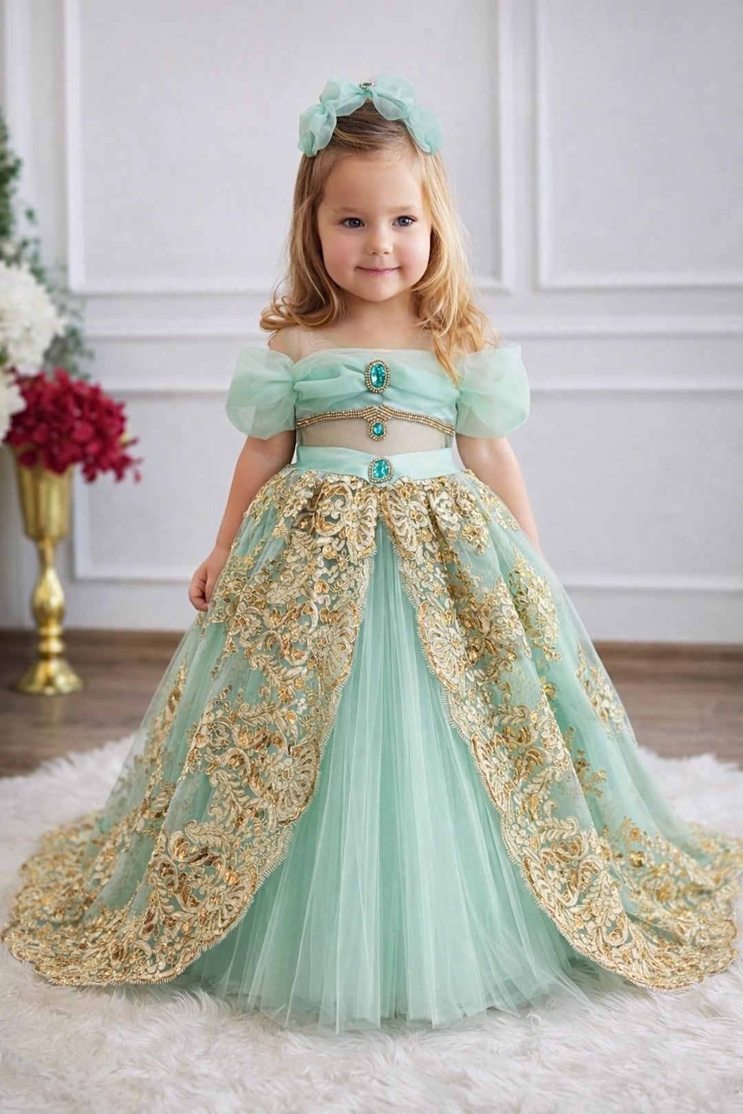 formal emerald green dresses Emerald Green Strapless Multi-Layer Long Formal Dress – Modsele
