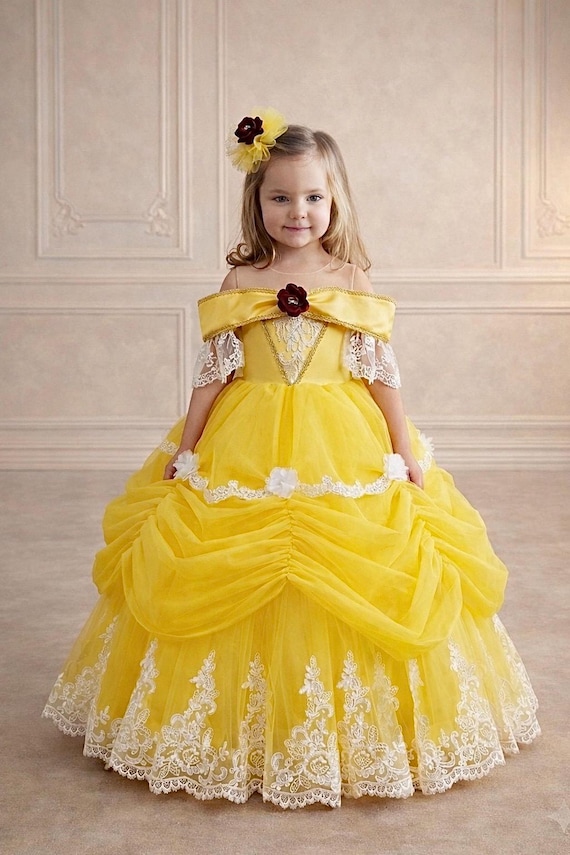Belle Inspired Belle Dress Belle Costume, Belle Halloween Costume, Belle Birthday Tutu Dress, Disney's Belle Inspired Belle Inspired Belle Dress Belle Costume, Belle Halloween Costume, Belle Birthday Tutu Dress, Disney's Belle Inspired