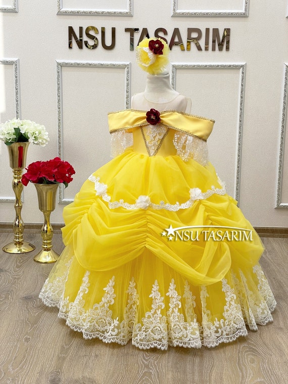 Belle Costume Baby Dress Beauty and The Beast Belle Costume Baby Dress Beauty and The Beast