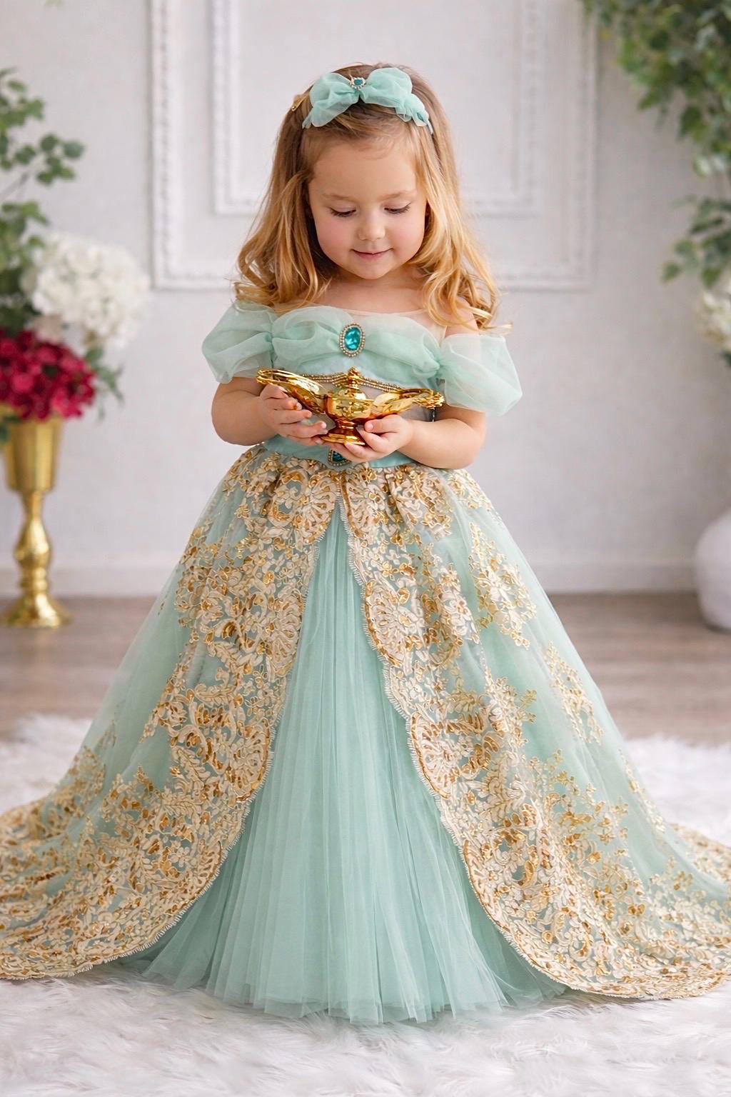 princess with flower dress Princess Scoop Floor Length Satin Flower Girl Dress in Pink Mia Princess