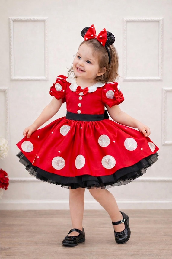 slim fit dress slacks Minnie Mouse Party Dress | Kids main image 1