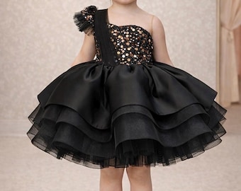 Black & White Party Dress-baby Dress-spring Dress-summer Dress-girls Dress-toddler  Dress-birthday Dress-xmas Baby Dress-1st Birthday Dress - Etsy