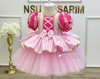 Aurora Dress for Girls, Princess Aurora Costume, Fairy Tale