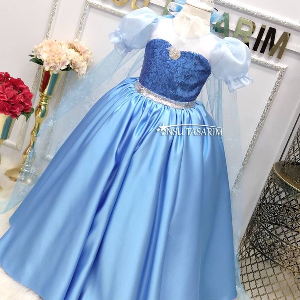 Frozen Elsa dress. Frozen princess dress. Baby girl dress