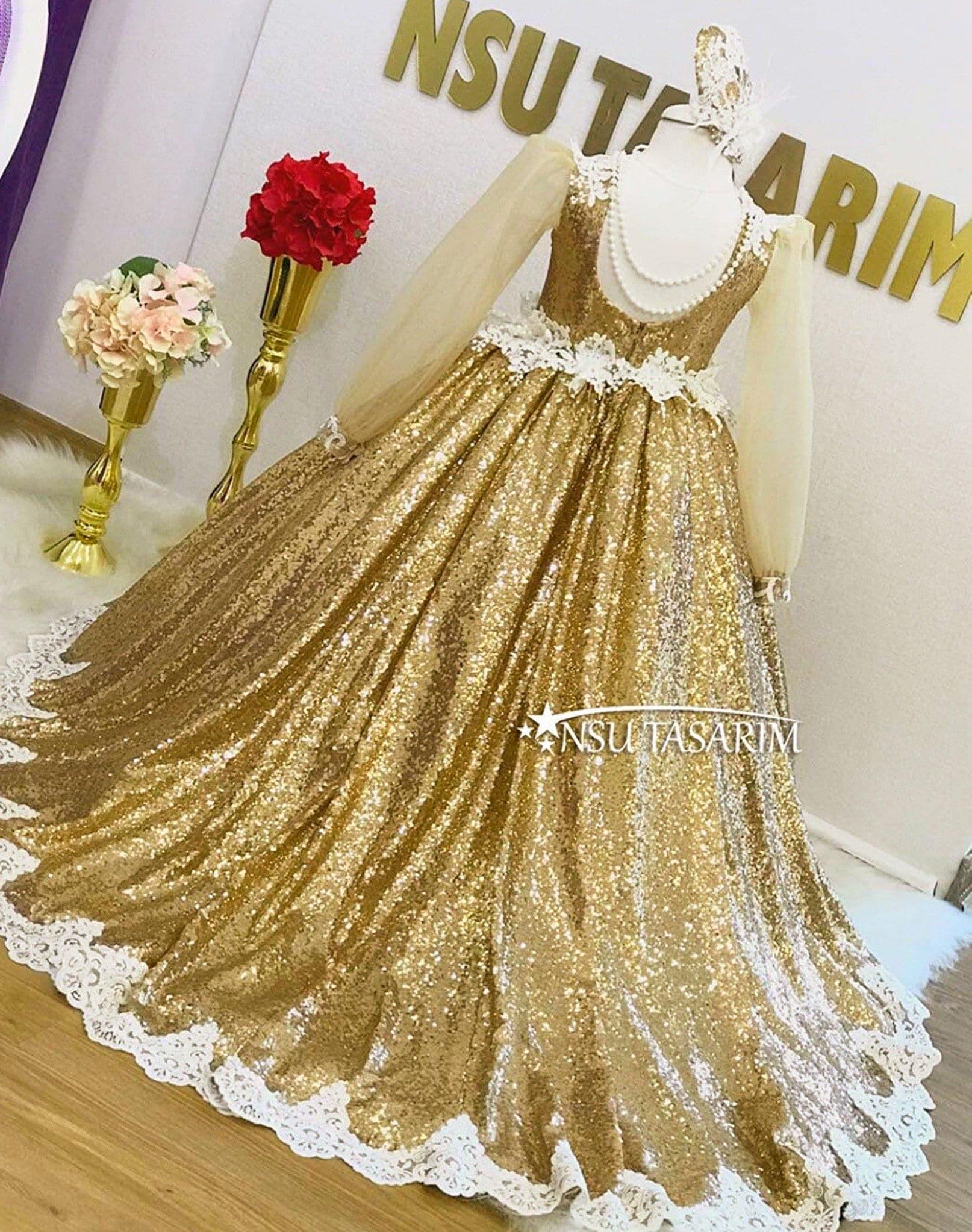 green emerald velvet dress Short Gold One-Shoulder Sequin Party Dress